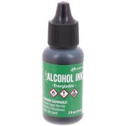Alcohol-based transparent ink Adirondack Tim Holtz 14ml Everglades x1|raw }}