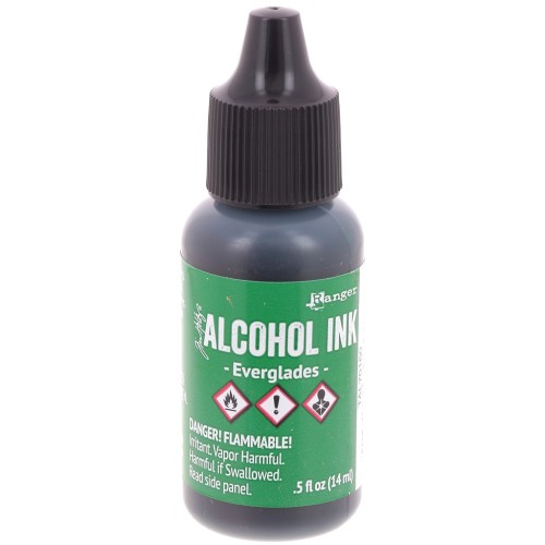 Alcohol-based transparent ink Adirondack Tim Holtz 14ml Everglades x1