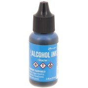 Alcohol-based transparent ink Adirondack Tim Holtz 14ml Glacier x1|raw }}