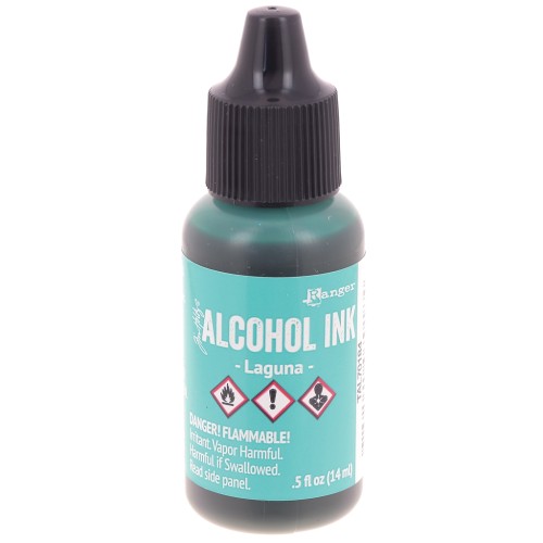 Alcohol-based transparent ink Adirondack Tim Holtz 14ml Laguna x1