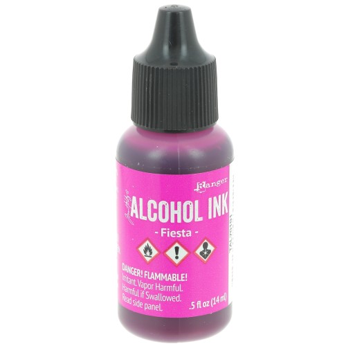 Alcohol-based transparent ink Adirondack Tim Holtz 14ml Fiesta x1