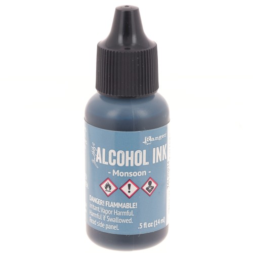 Alcohol-based transparent ink Adirondack Tim Holtz 14ml - Monsoon x1