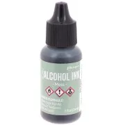 Moss green - Alcohol-based transparent ink Adirondack Tim Holtz 14ml Moss x1 Alcohol-based transparent ink Adirondack Tim Holtz 14ml Moss x1
