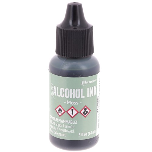 Alcohol-based transparent ink Adirondack Tim Holtz 14ml Moss x1