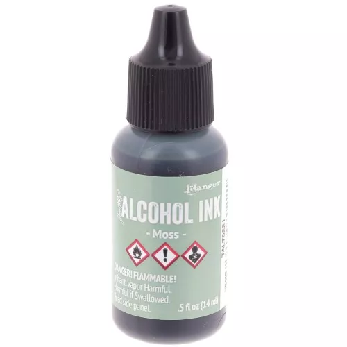 Alcohol-based transparent ink Adirondack Tim Holtz 14ml - Moss x1