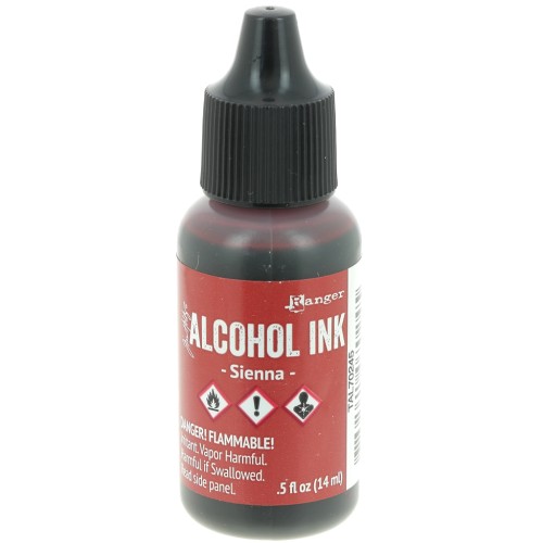 Alcohol-based transparent ink Adirondack Tim Holtz 14ml Sienna x1