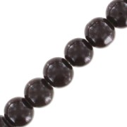 Beads imitation gemstone 6 mm Brown x85cm|raw }}