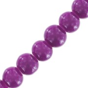 Beads imitation gemstone 6 mm Amethyst x85cm|raw }}