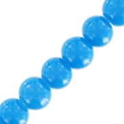 Beads imitation gemstone 6 mm Turquoise x85cm|raw }}