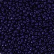 Preciosa Seed beads 11/0 2 mm - Opaque Dark Blue x20g