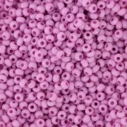 Preciosa Seed beads 11/0 - 2 mm - Solgel - Pink 3 Dyed Chalkwhite x20g