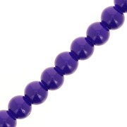 Beads imitation gemstone 6 mm Indigo x80cm|raw }}