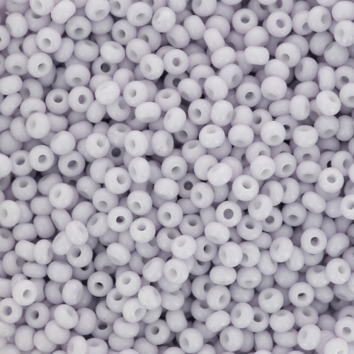 Preciosa Seed beads 11/0 - 2 mm - Solgel - Violet 1 Dyed Chalkwhite x20g