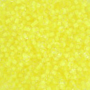 Preciosa Seed beads 11/0 - 2 mm - Crystal Neon Yellow Lined x20g