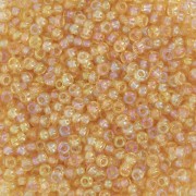 Preciosa Seed beads 11/0 - 2 mm - Light Topaz AB x20g