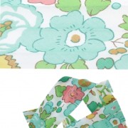 Bias ribbon Liberty Betsy Aqua x 1m