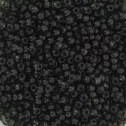 Preciosa Seed beads 11/0 - 2 mm - Transparent Dark Green x20g