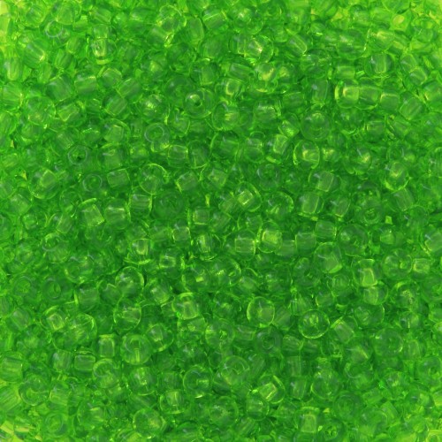 Preciosa Seed beads 11/0 - 2 mm - Transparent Green x20g