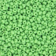 Preciosa Seed beads 11/0 - 2 mm - Opaque Green x20g|raw }}