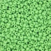 Preciosa Seed beads 11/0 - 2 mm - Opaque Green x20g