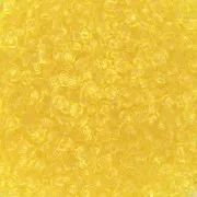 Preciosa Seed beads 11/0 - 2 mm - Transparent Yellow Amber x20g