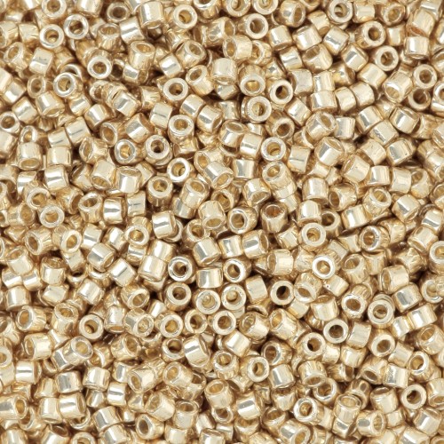 Miyuki Delica Duracoat 11/0 DB2501 - Galvanized Pale Gold, 100 g