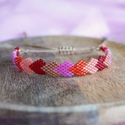 Braided nylon thread 0.8mm Beige x2.80m