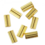 Miyuki Bugles 3mm BGL1-191 - 24kt Gold Plated x5g