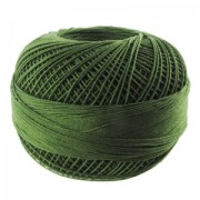 cotton yarn Lizbeth size 40 Dark Leaf Green n°676 x274m|raw }}