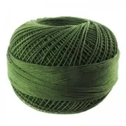 cotton yarn Lizbeth size 40 Dark Leaf Green n°676 x274m