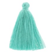 Tassel in cotton imitation 43-46 mm Teal x1|raw }}