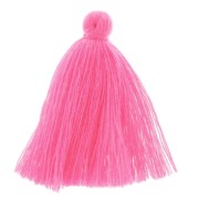 Tassel in cotton imitation 43-46 mm Fuchsia x1|raw }}