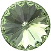 Cabochon - Cabochon PureCrystal 1122 Rivoli 12 mm - Reinvented Peridot x1 Cabochon PureCrystal 1122 Rivoli 12 mm - Reinvented Peridot x1