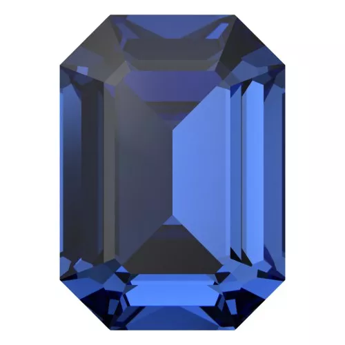 14x10mm PureCrystal 4610 Cabochon - Reinvented Dark Sapphire x1