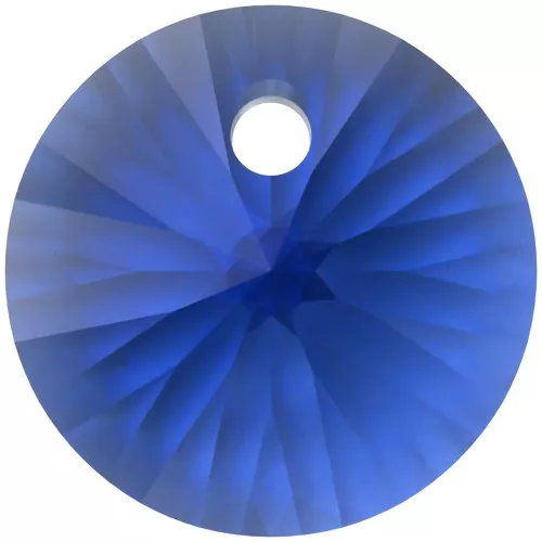 6mm PureCrystal 6428 Pendant - Reinvented Dark Sapphire x1