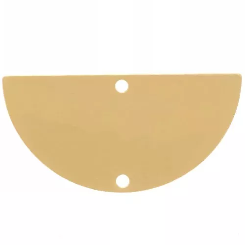 30x15mm Mounting and weaving accessory 2-hole half-moon - Gold x1