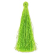 Pompon in silk imitation 88-93 mm Light Olivine x1