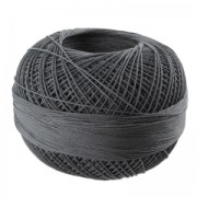 cotton yarn Lizbeth size 40 Charcoal n°606 x274m