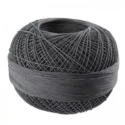 cotton yarn Lizbeth size 40 Charcoal n°606 x274m