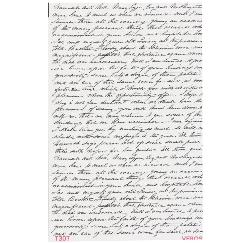 13.5x9cm VeroS transfer sheet - Soluble paper for polymer clay - N°307