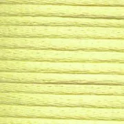 Rattail cord viscose 2mm Light yellow x 3m
