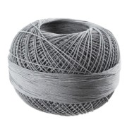 cotton yarn Lizbeth size 40 Medium Charcoal n°607 x274m|raw }}