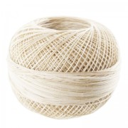 cotton yarn Lizbeth size 40 Latte Foam n°168 x274m