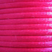 Rattail cord viscose 2mm Fuchsia x 3m