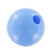 Polaris round bead Opaque 8mm Light Sapphire x1|raw }}