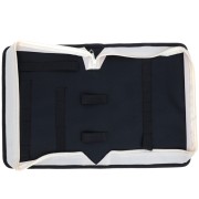 28.5x19cm Tool pouch by Perles and Co - Beige - Black x1