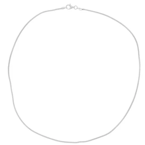 1.45mm 925 Sterling Silver Korean Chain Necklace x42cm
