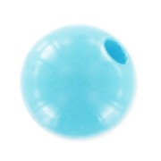 Polaris round bead Opaque 8mm Light Turquoise x1|raw }}
