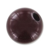 Polaris round bead Opaque 8mm Bordeaux x1|raw }}