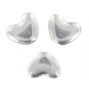 Metal beads hearts 5x6mm Antique Silver Plating x10|raw }}